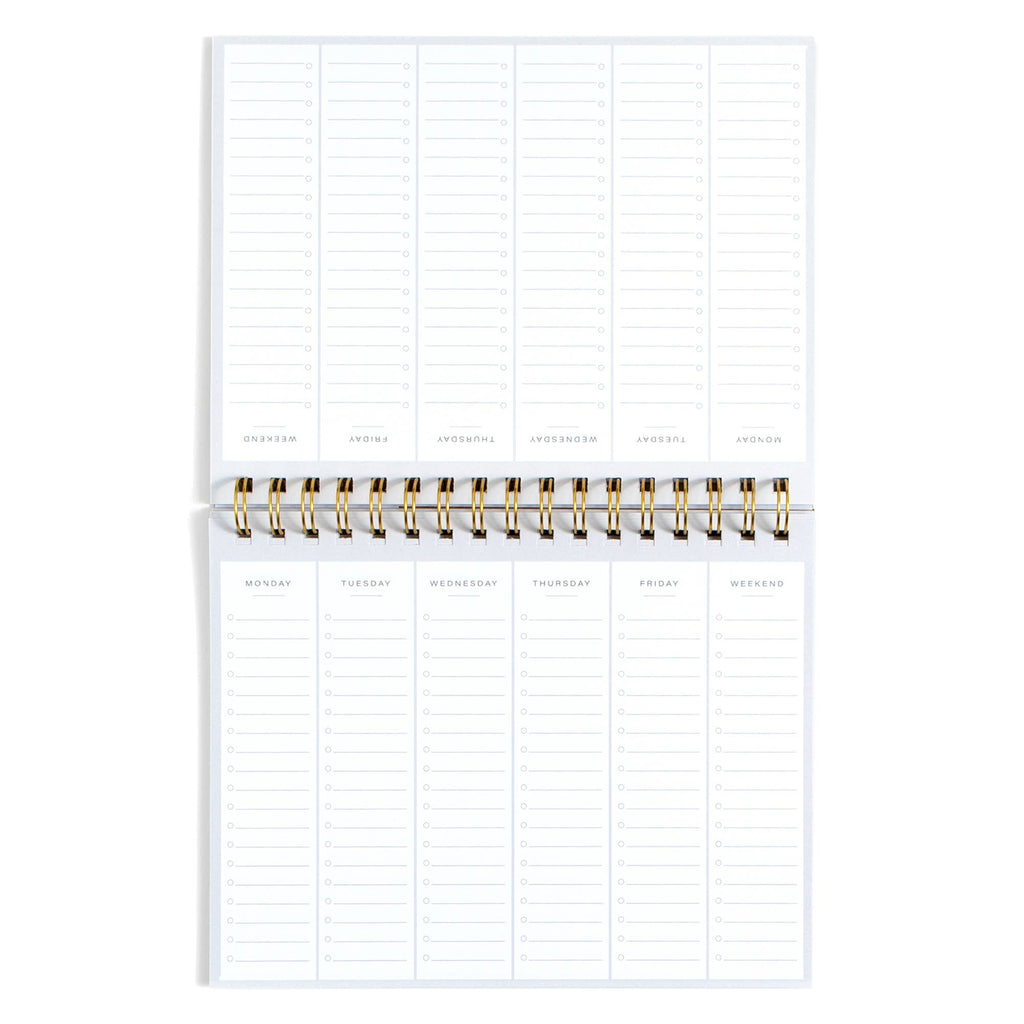 Undated Spiral Weekly Planner