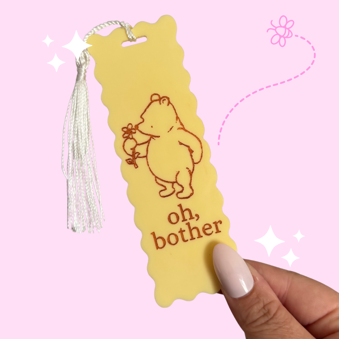 Oh Bother Book Mark (Quirky, Funky, Kawaii,Y2K)