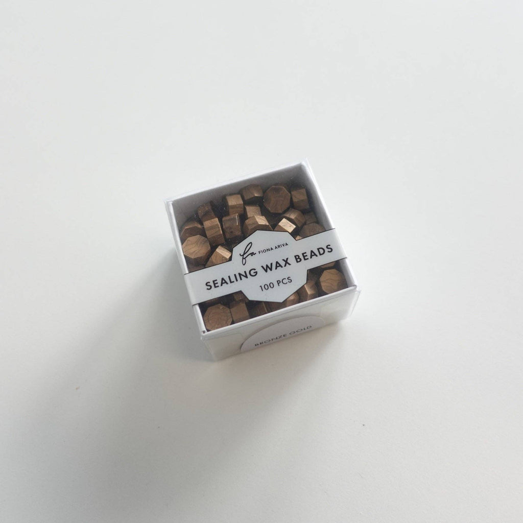 Bronze gold 100pcs sealing wax beads granules tablets pellet