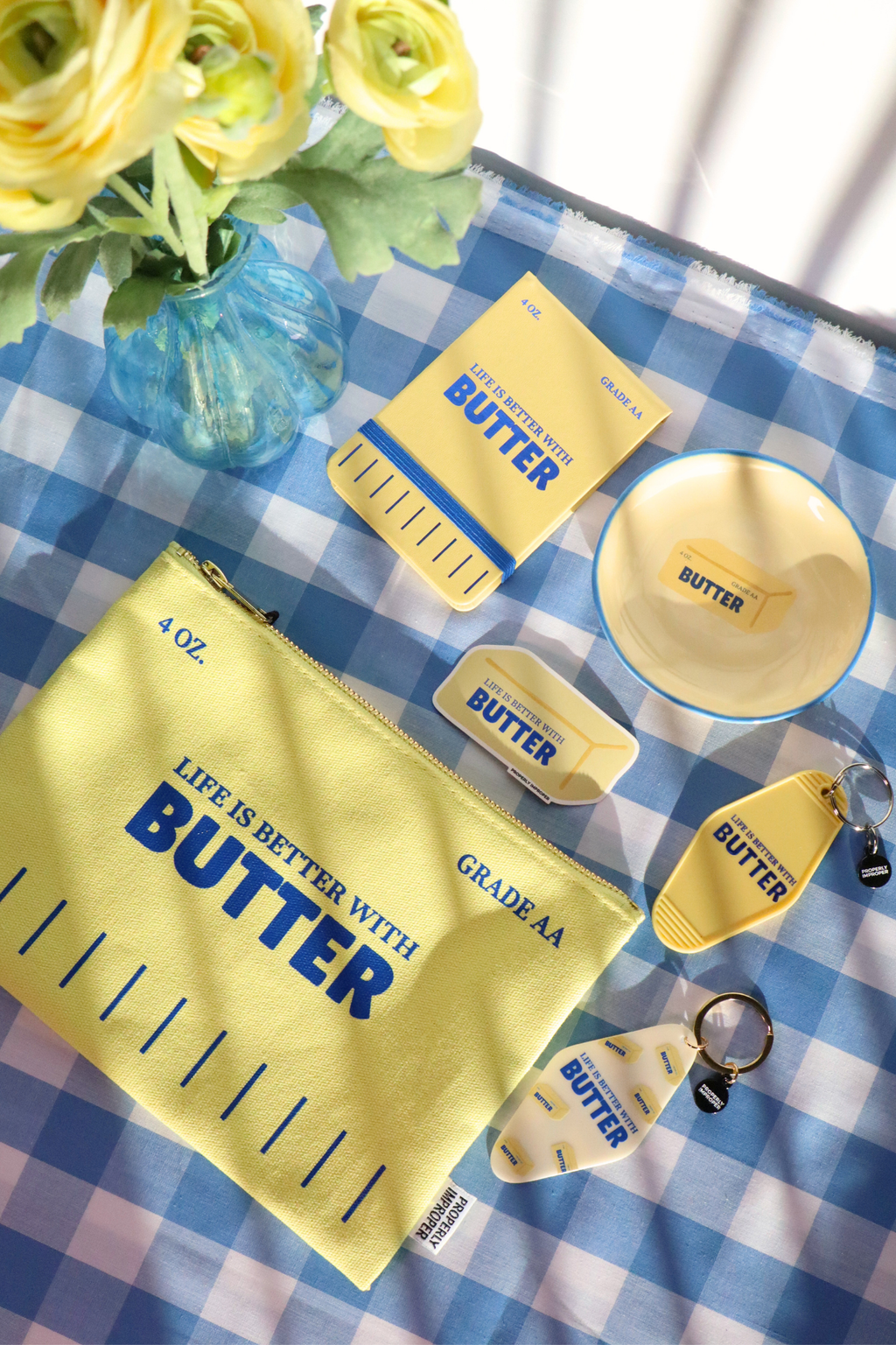 Canvas Pouch Life Is Better With Butter