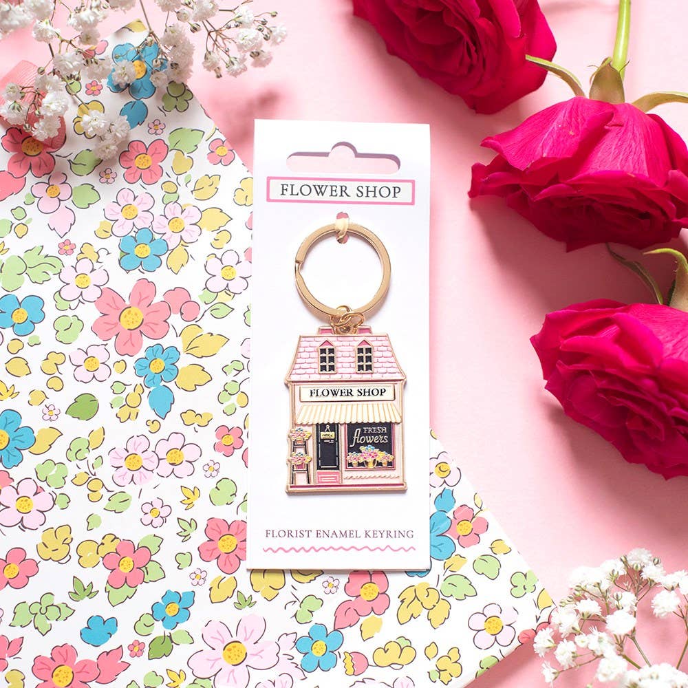 Flower Shop Keyring
