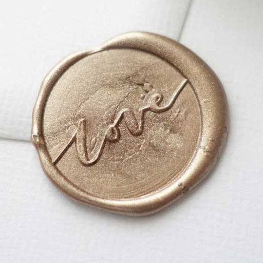 Love wax seal stamp, wax seal kit or stamp head: Wax Sealing Kit