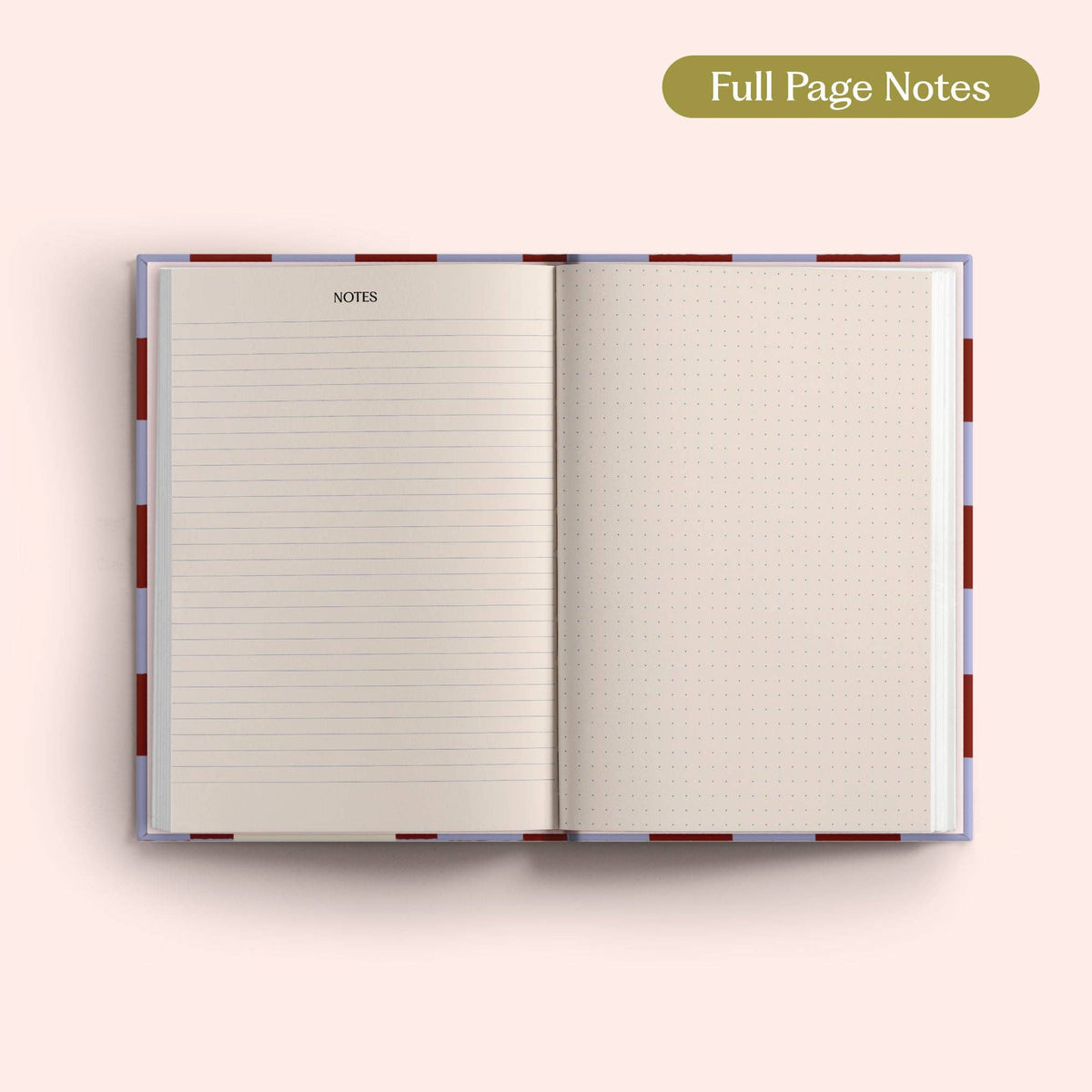 2027 Diary | A5 Hardcover Week to View | Blue Berry Check