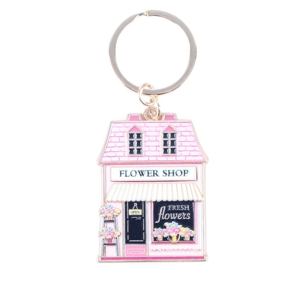 Flower Shop Keyring