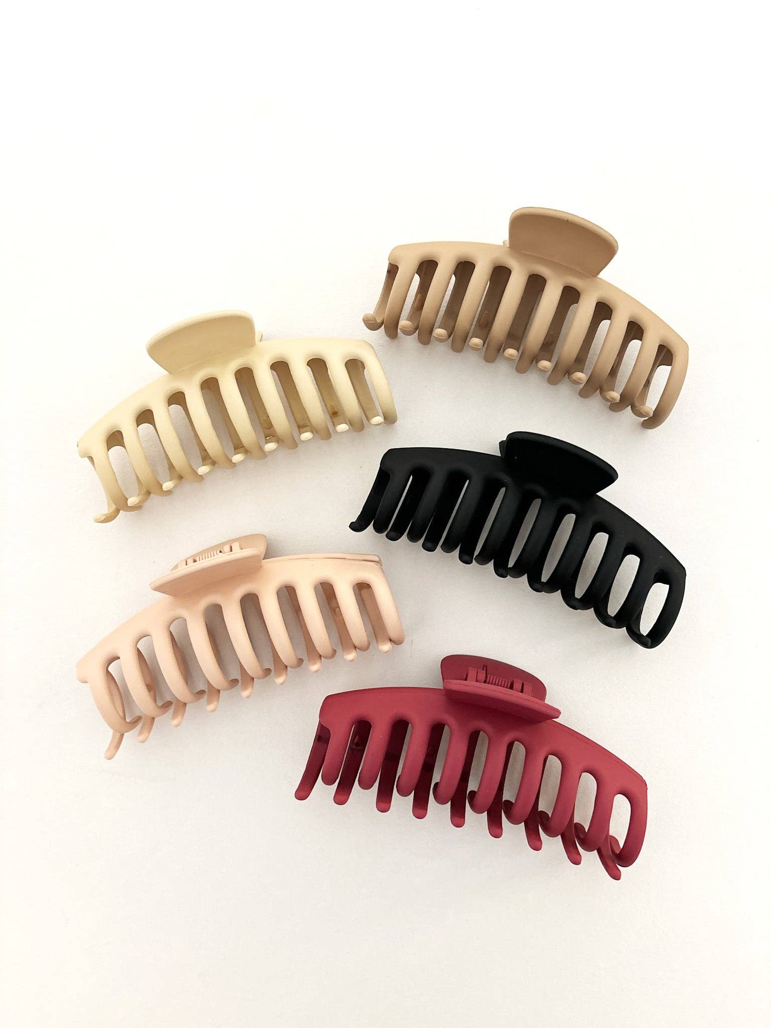 Regina Matte Claw Clip (5col)
