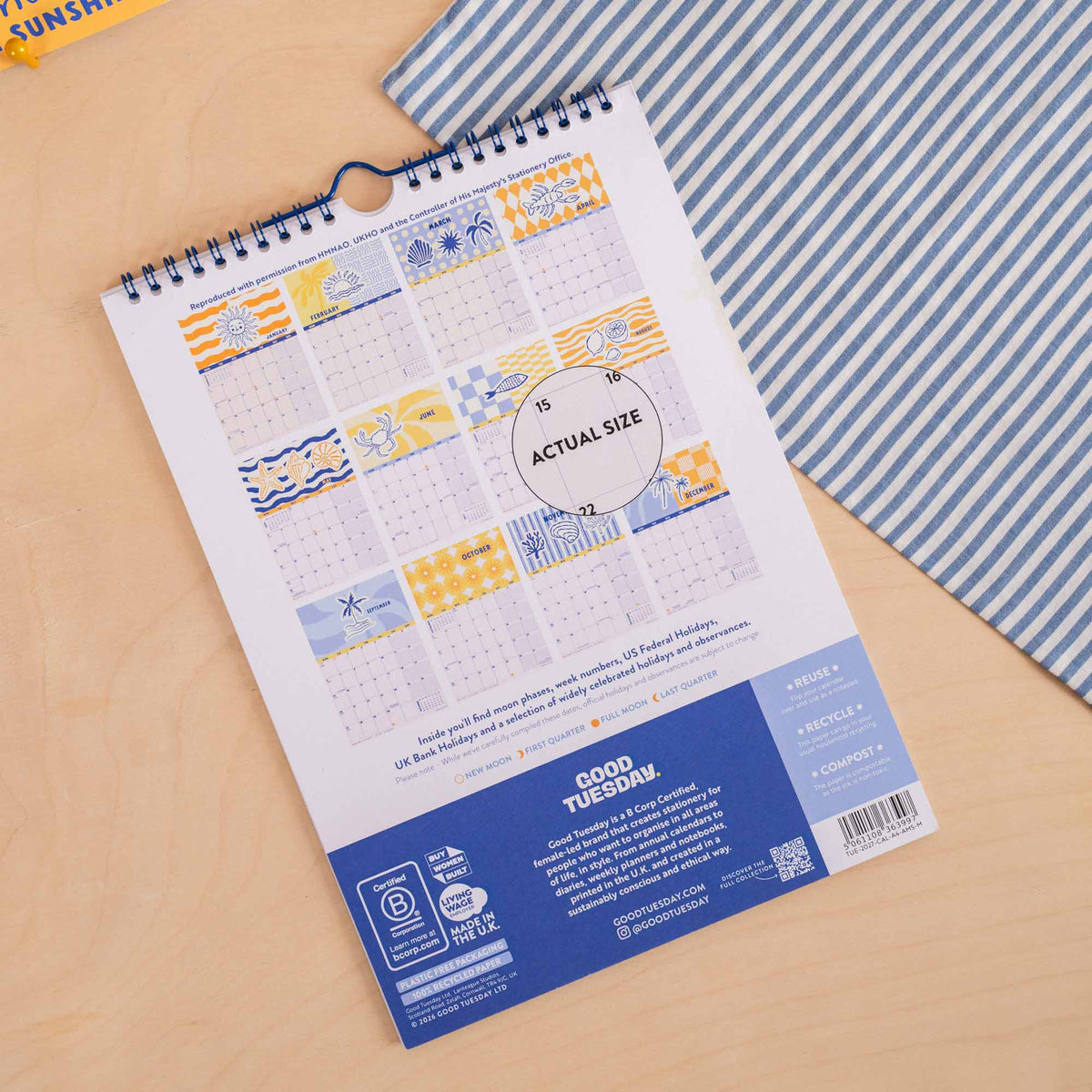 2027 Calendar | Amalfi Sunshine | A4