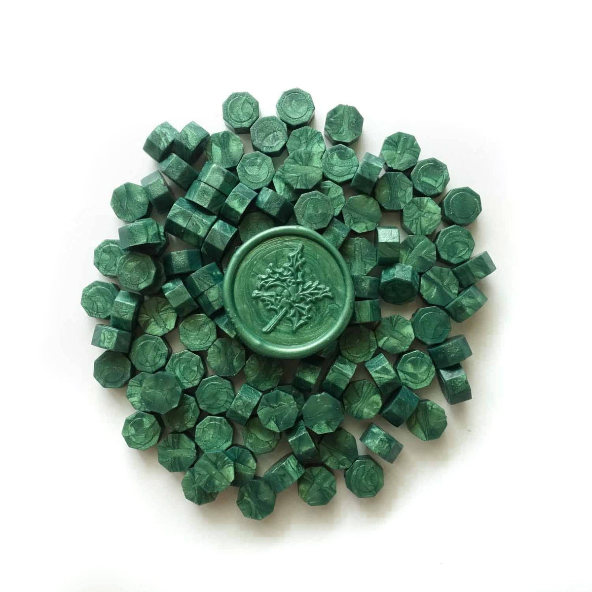 Forest Green 100pcs sealing wax beads granules tablets