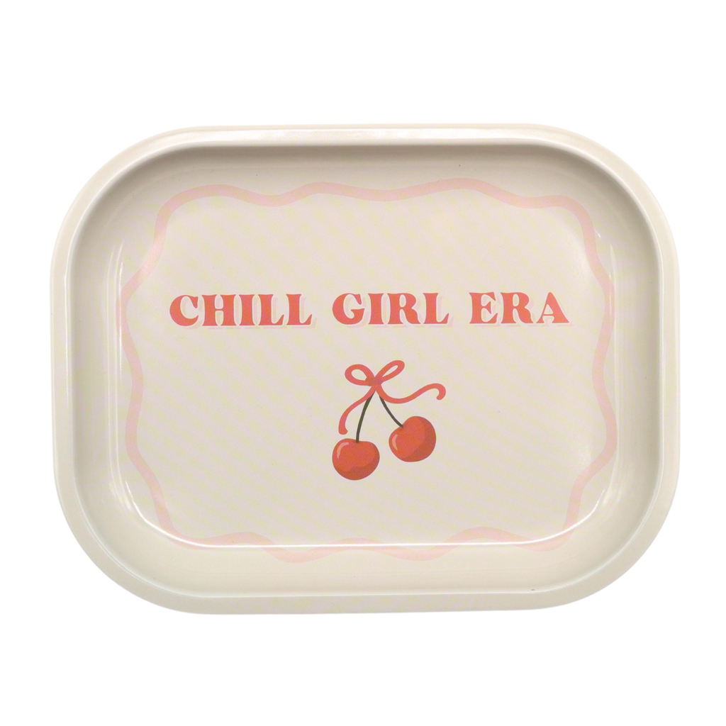 Metal Rolling Tray Chill Girl Era