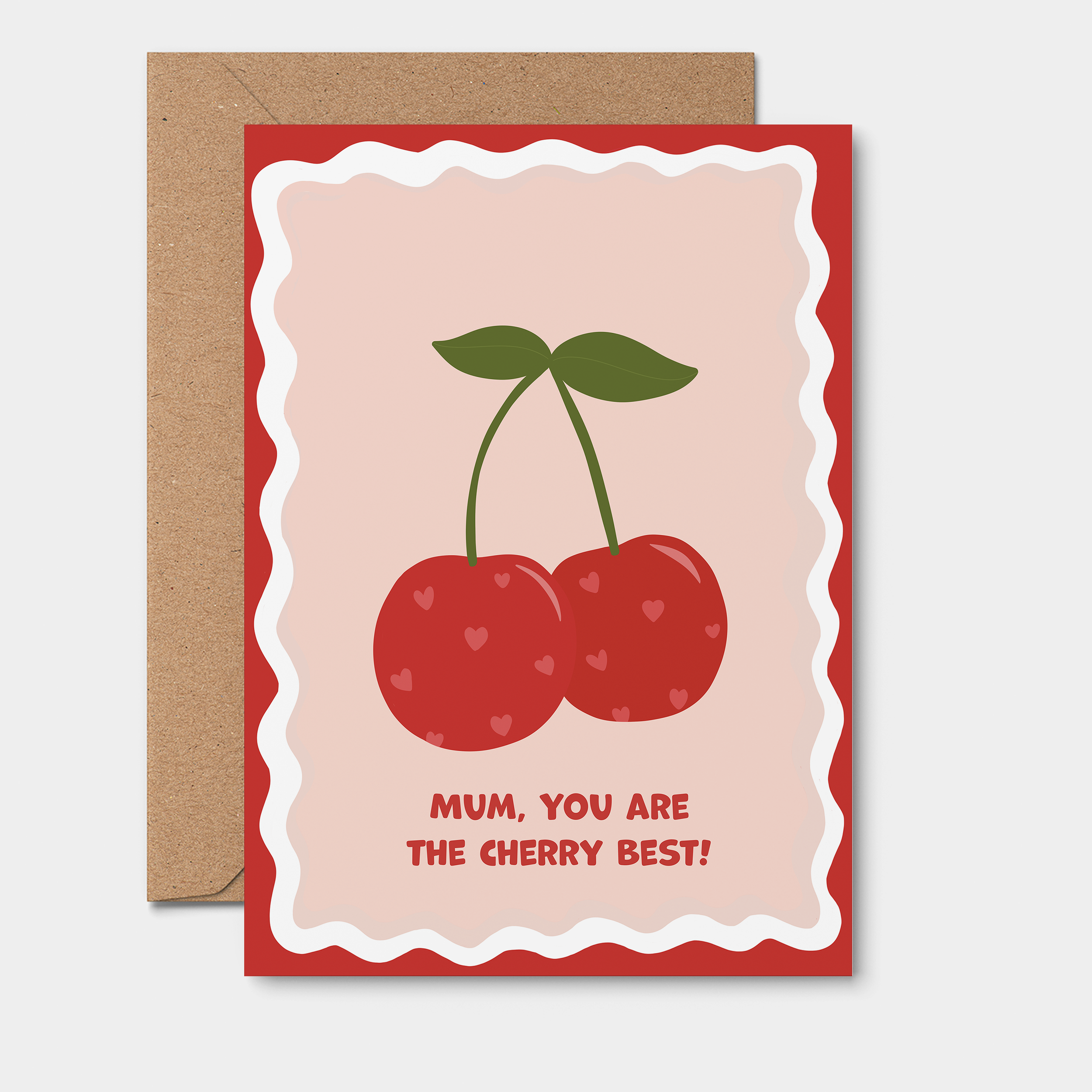 Card For Mum: The Cherry Best, Birthday, Appreciation, love