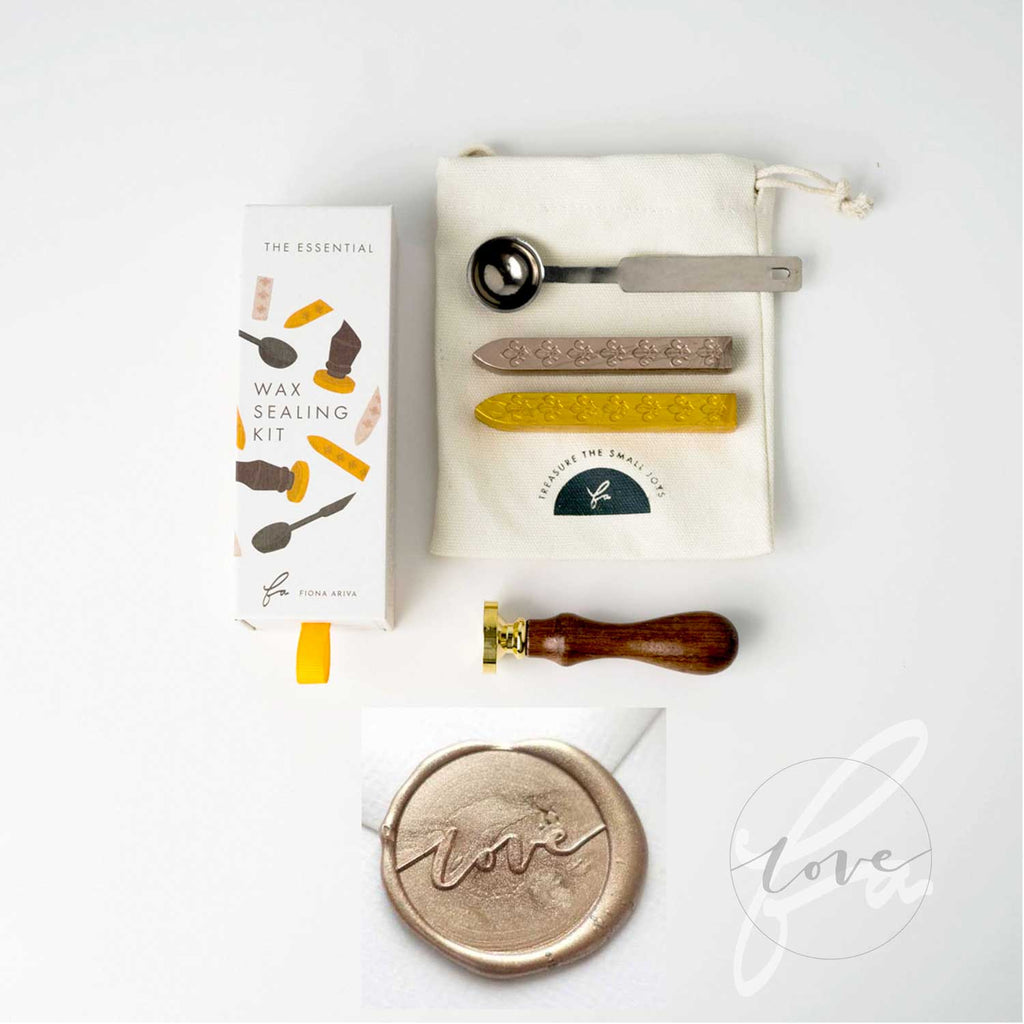 Love wax seal stamp, wax seal kit or stamp head: Wax Sealing Kit