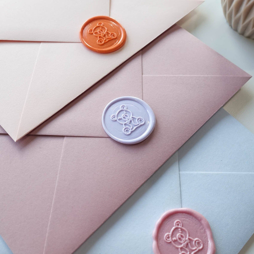 Teddy Bear wax seal - stamp head only