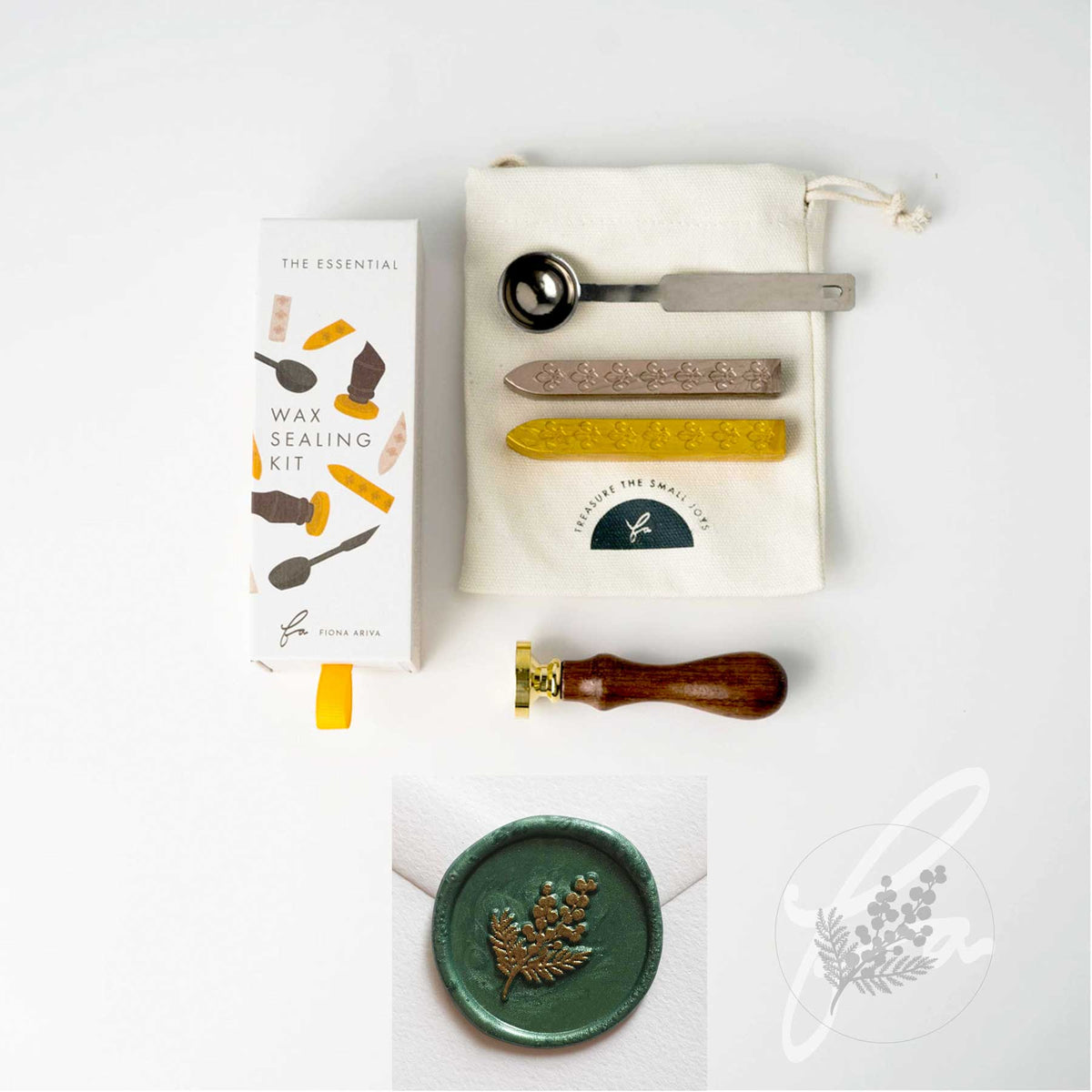 Wattle wax seal - Stamp head only