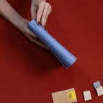 Refillable Notebook Folio > Periwinkle Blue Trifold