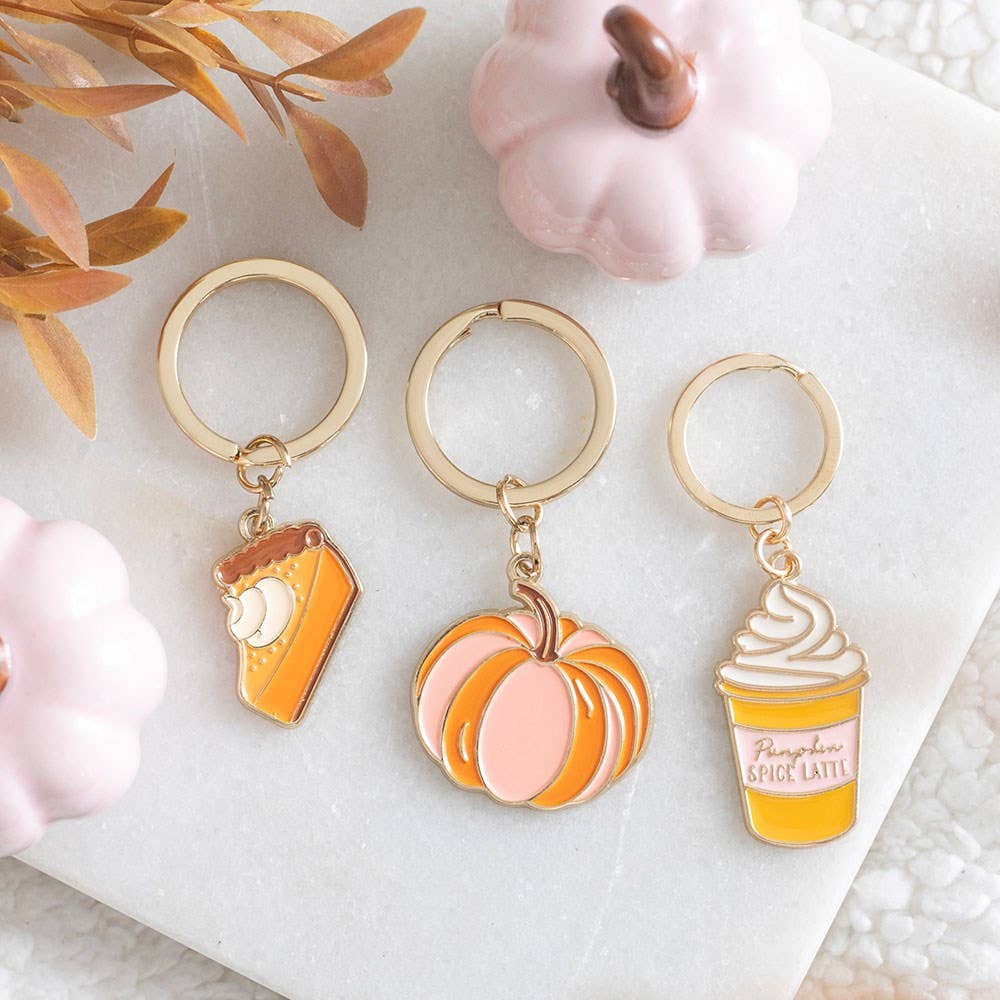 Pumpkin Spice Latte Keyring