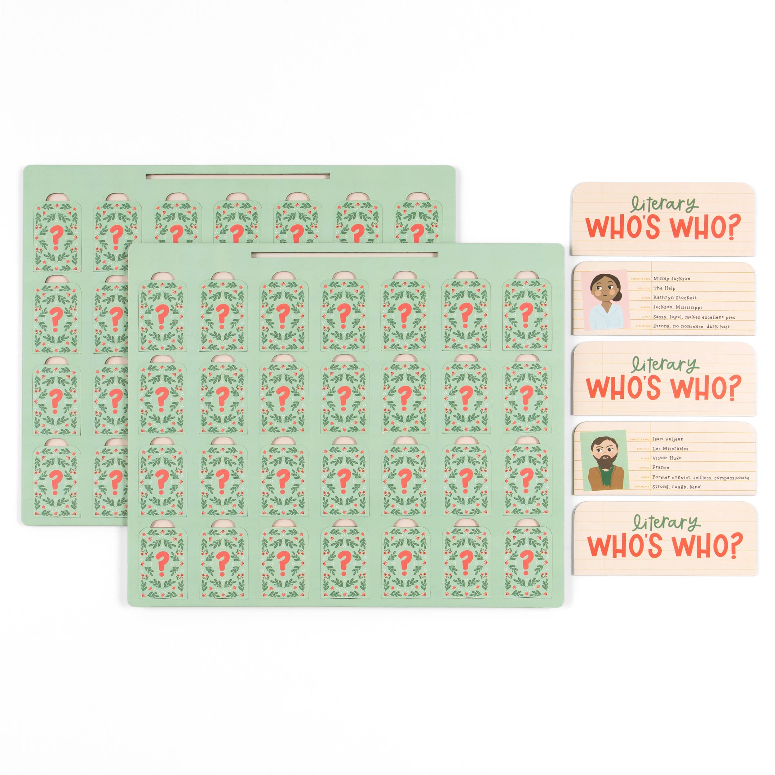 Literary Who's Who - Clues & Guessing Game