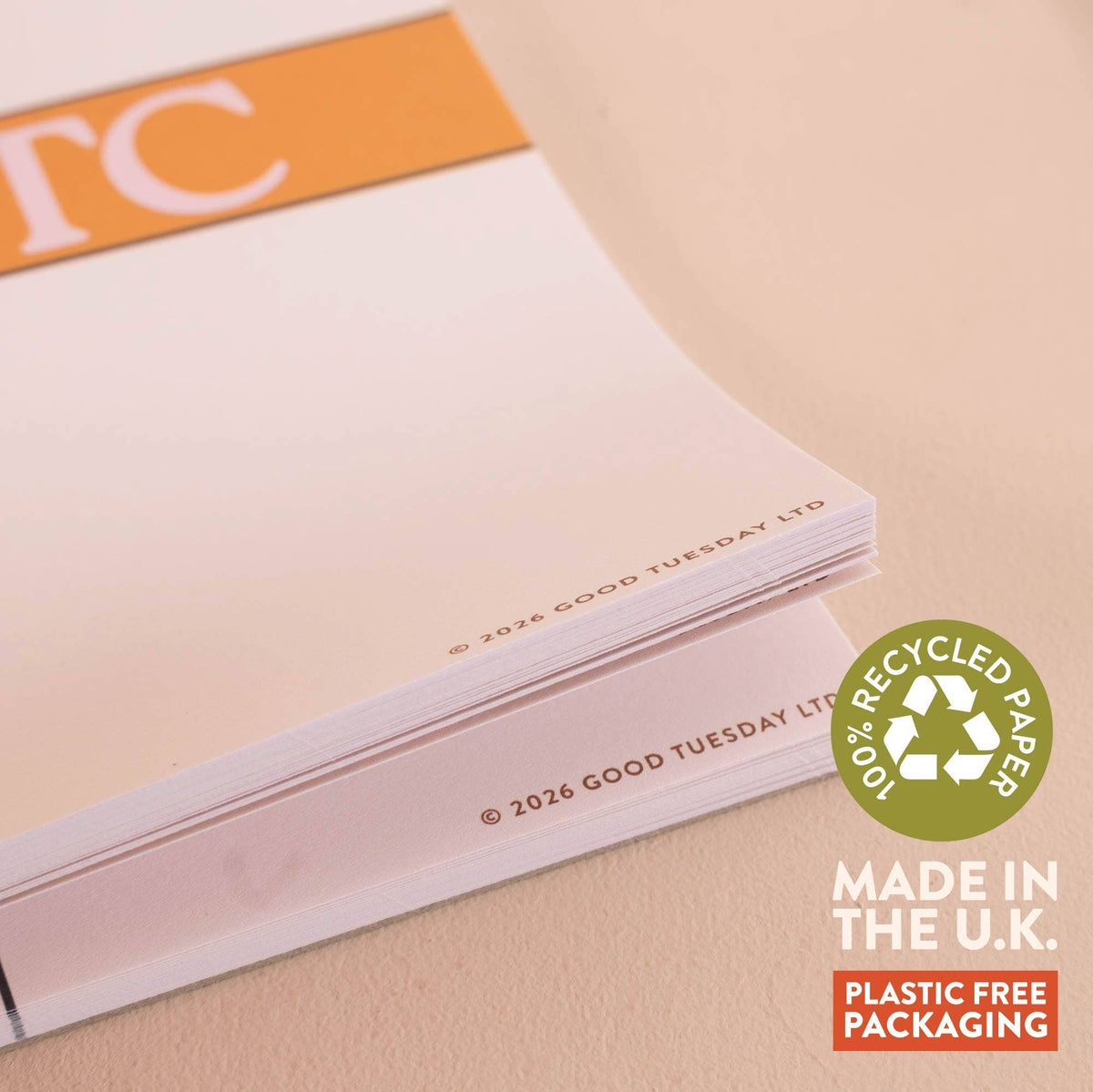 A4 Weekly Planner Pad | Scandi