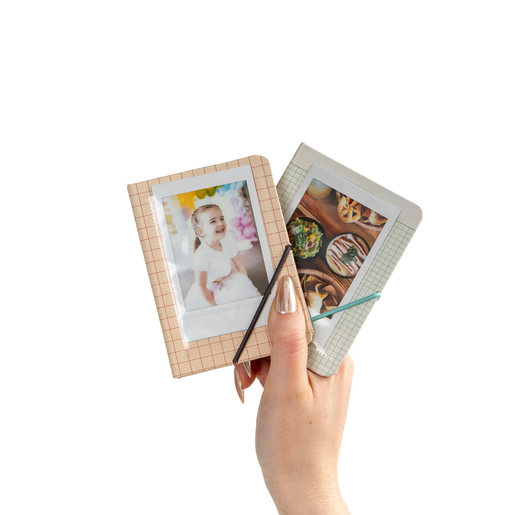 Pink Ledger Mini Photo Album