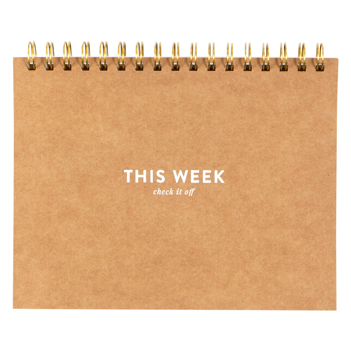 Undated Spiral Weekly Planner