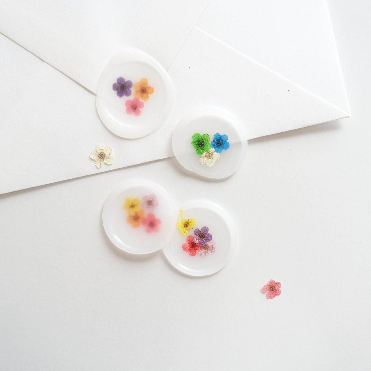 Blank wax seal stamp: Stamp with handle (+ box & storage bag)