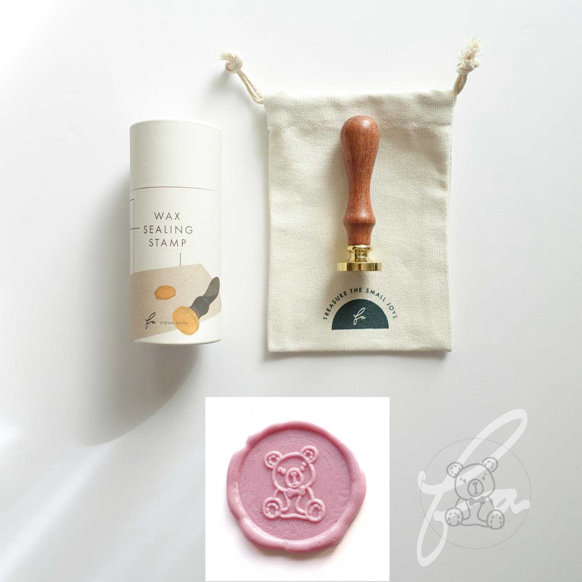 Teddy Bear wax seal - stamp head only