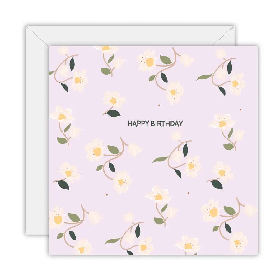 Happy Birthday - Greeting Card: Square