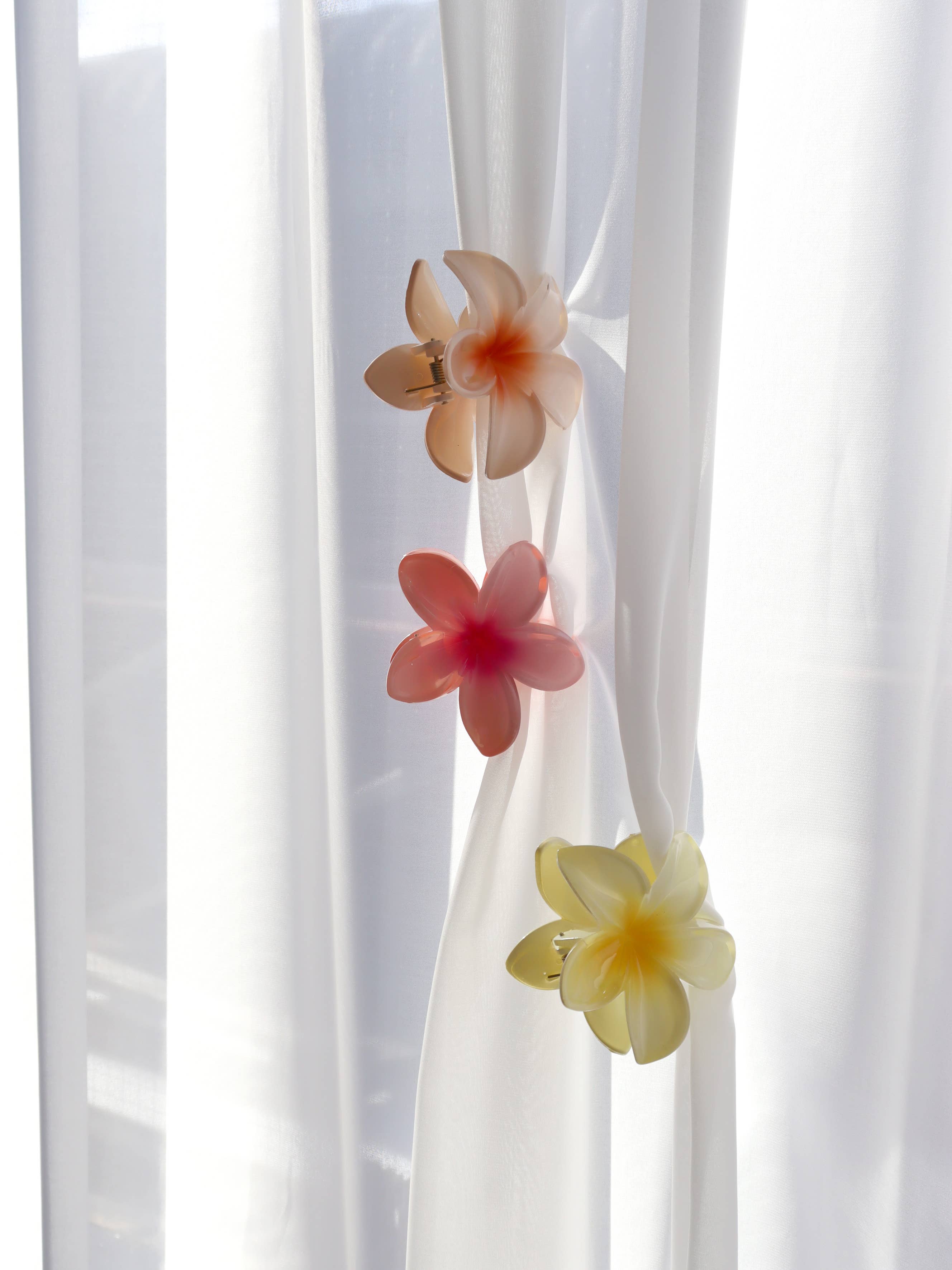 Aloha Flower Claw Clip (5cols)