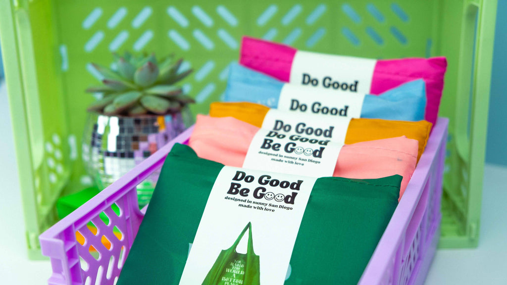 Recycled Foldable Tote Bag You Make The World A Better Place