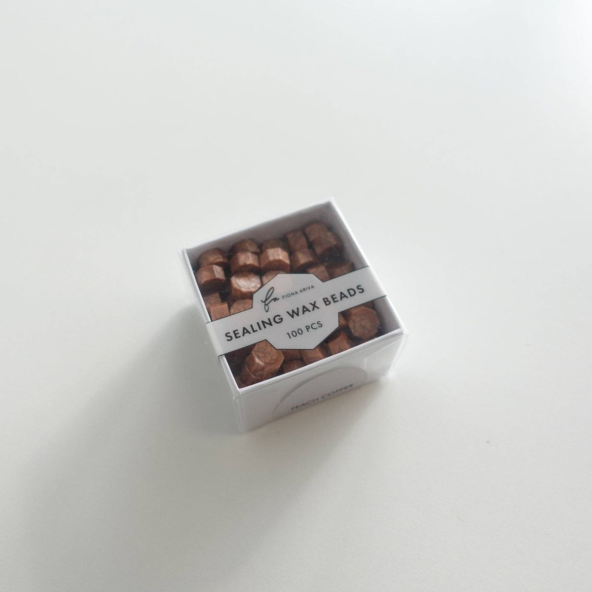 Peach Copper 100pcs sealing wax beads