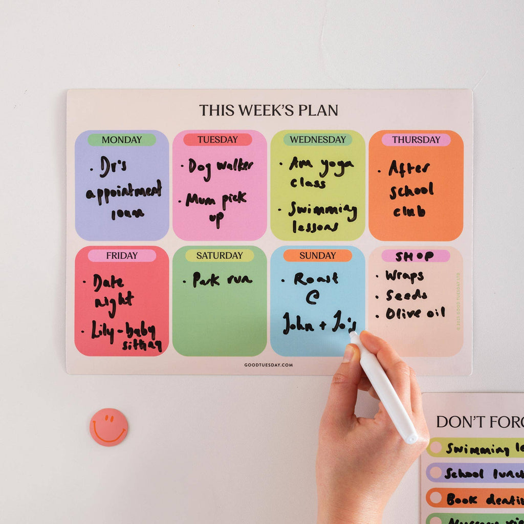 Citrus Splash | A4 Weekly Fridge Magnet
