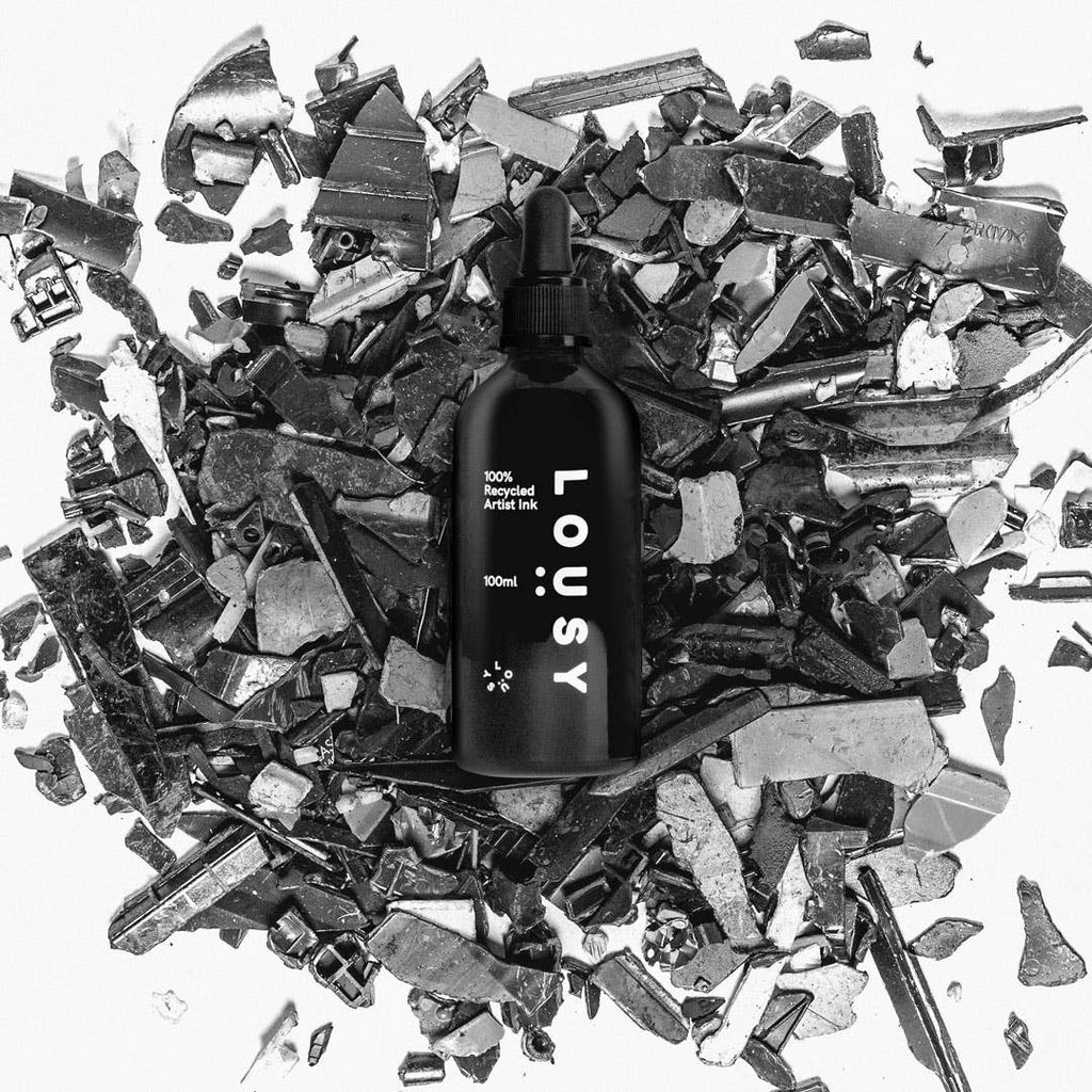 Lousy Ink — Black 100ml Recycled Artist Ink